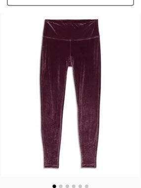 Lululemon Women WUNDER LOUNGE High rise tight velour